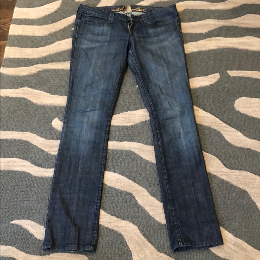 William Rast Rachel Straight legDark Jeans size 28